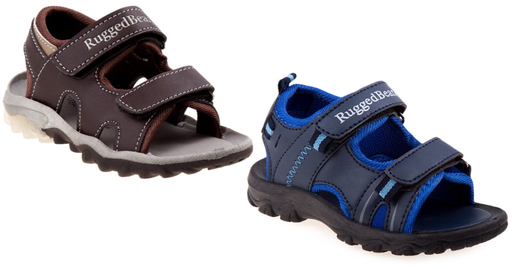 boys rugged bear sandals zulily