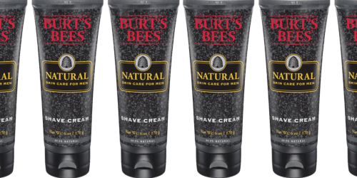 Burt’s Bees Natural Skin Care for Men Shave Cream 3-Pack Only $5.67 Shipped on Amazon