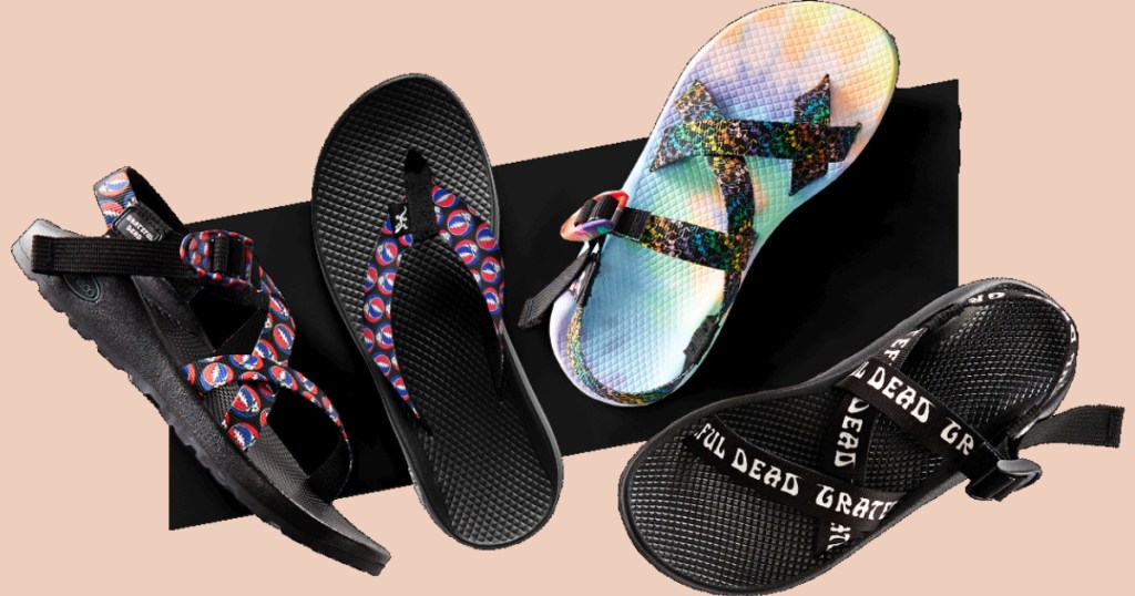 chaco limited edition grateful dead sandals