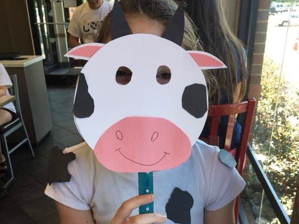 Chick-fil-A Cow Appreciation Day Face Mask