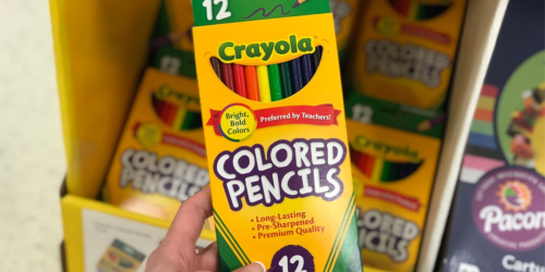 Crayola Colored Pencils 12-Count Only 97¢ at Walmart + More