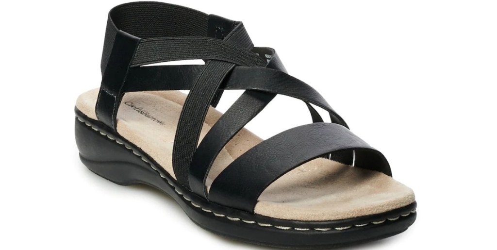 Croft Barrow Ida Strappy black sandals