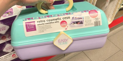 Retro Cosmetic Organizers Only $7.99 at ALDI (Caboodles Look-Alike)