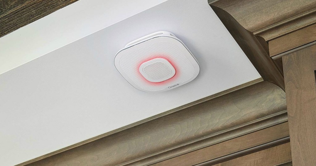 First Alert Onelink Alarm installed on ceiling