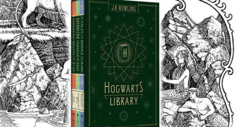 harry potter hogwarts library collection