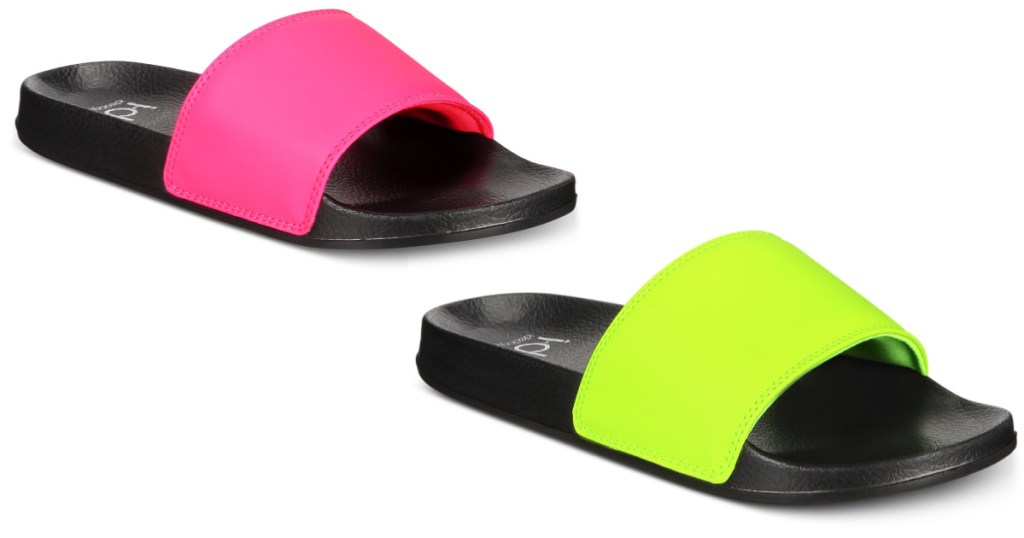 mens slide sandals at macys