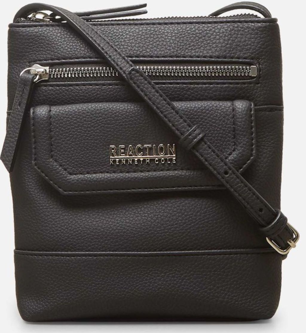 black Kenneth Cole Gabriella Mini Crossbody Bag