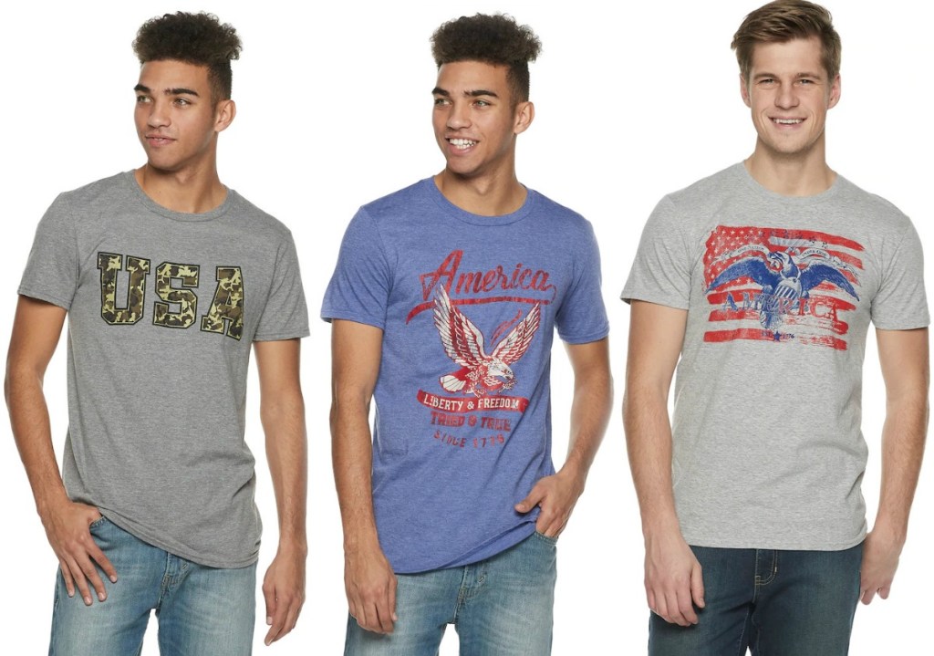 USA-themed Men's Graphic Tees from Kohl's