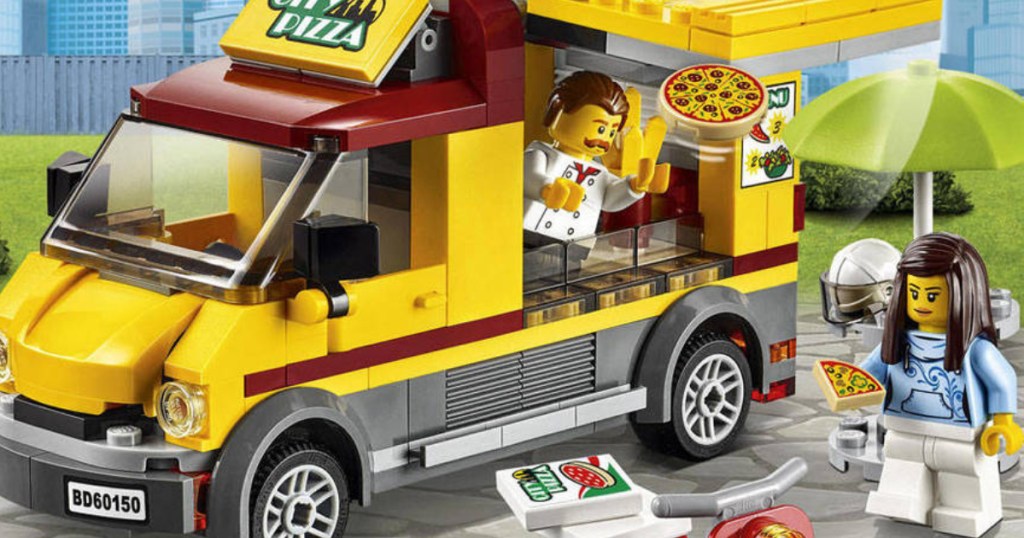 Lego City Pizza Van Pizza