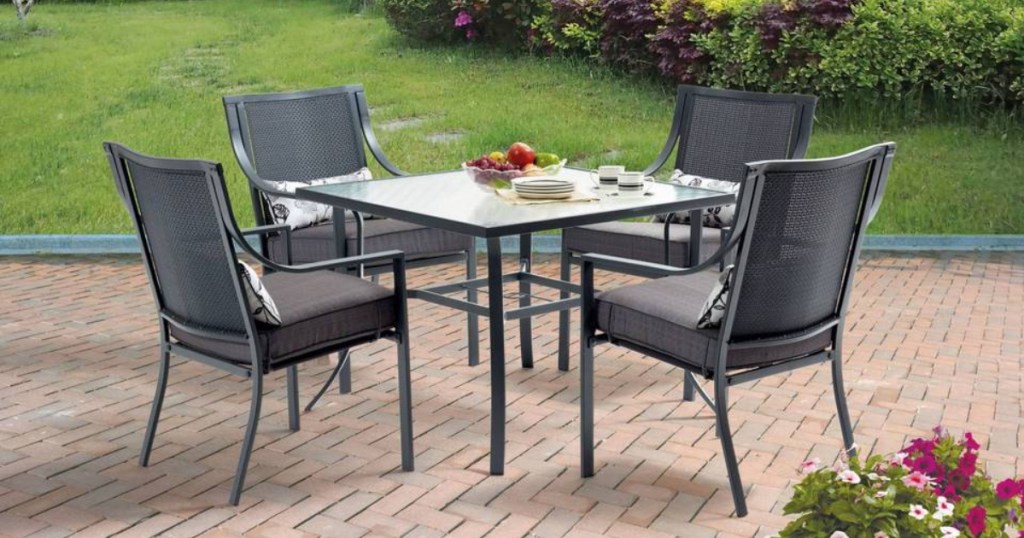mainstays 5 piece patio set