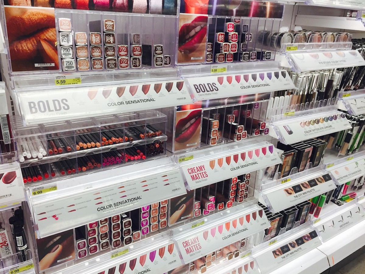 Maybelline cosmetics at Target