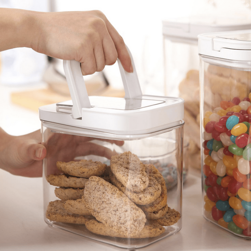 Member's Mark Fliplock Container filled with bread slices
