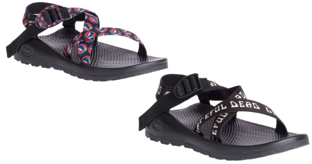 mens and womens grateful dead chaco sandals
