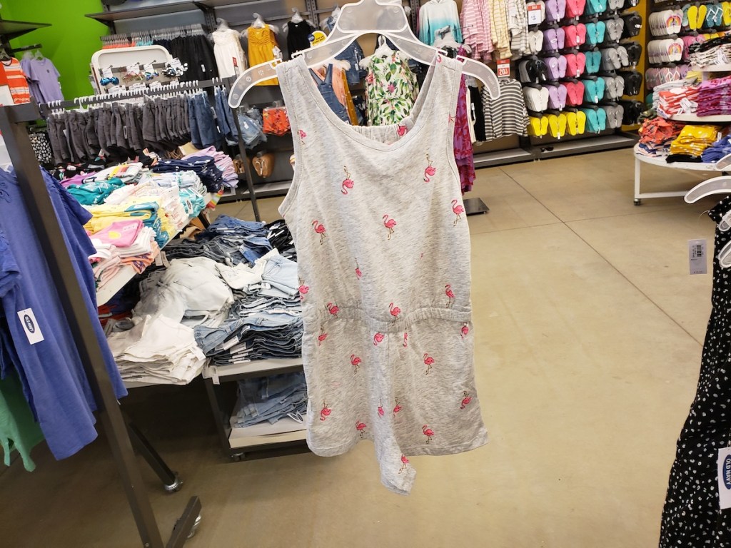 Old Navy Girl's Romper on hanger