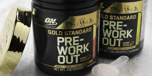 Amazon: Optimum Nutrition Gold Standard Pre-Workout Powder Only $12 Shipped