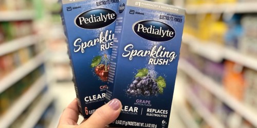 Amazon Prime Deal | Pedialyte Sparkling Rush Electrolyte Powder 18ct Only $5 Shipped