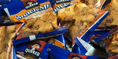Quaker Baked Cheddar Snack Mix 40-Pack Only $11 Shipped at Amazon | Just 27¢ Per Pack