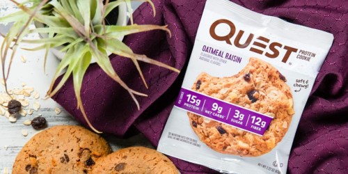 Quest Oatmeal Raisin Protein Cookies 12-Count Only $14.75 Shipped (Just $1.22 Per Cookie)