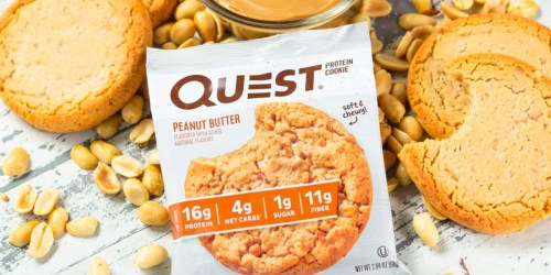 Quest Nutrition Peanut Butter Protein Cookies 12-Pack Only $12.83 Shipped (Just $1 Per Cookie)