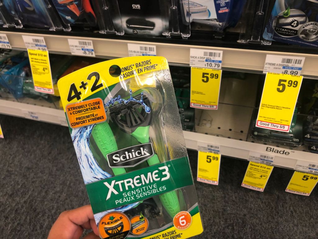 Schick Xtreme3 at CVS $5.99 Sale