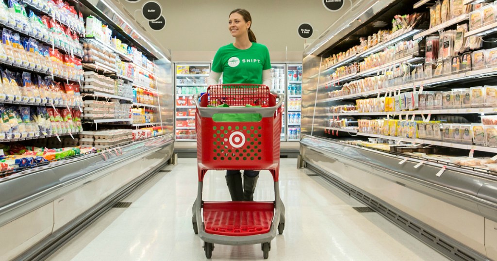 Shipt shopper shopping at Target