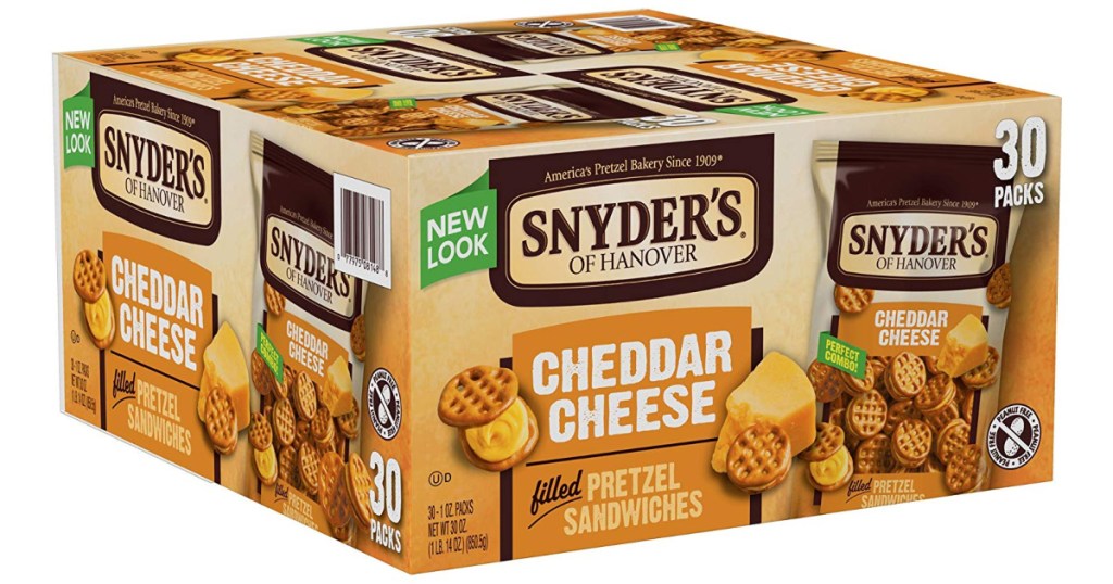 big box of snyders pretzel sandwiches