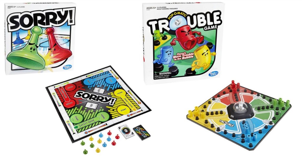 Sorry Or Trouble Board Game