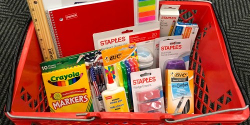 Staples School Supply Deals Starting 7/21 (+ $5 Off $25 Purchase)