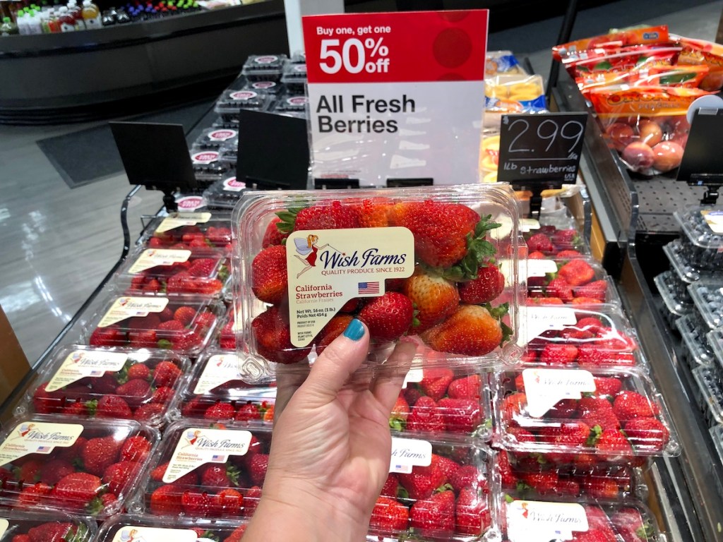 Strawberries at Target