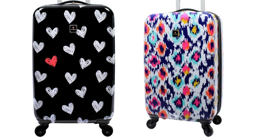 TAG 20 Spinner Patterned Suitcase