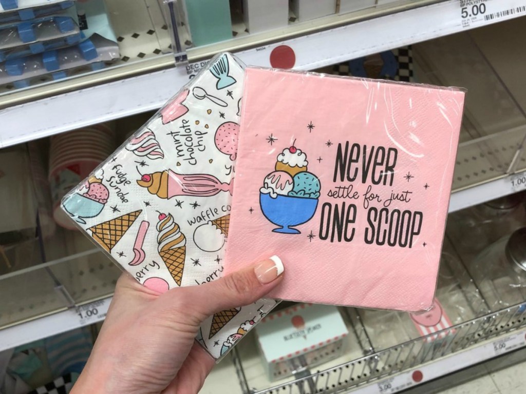 Cute soda shoppe style Napkins