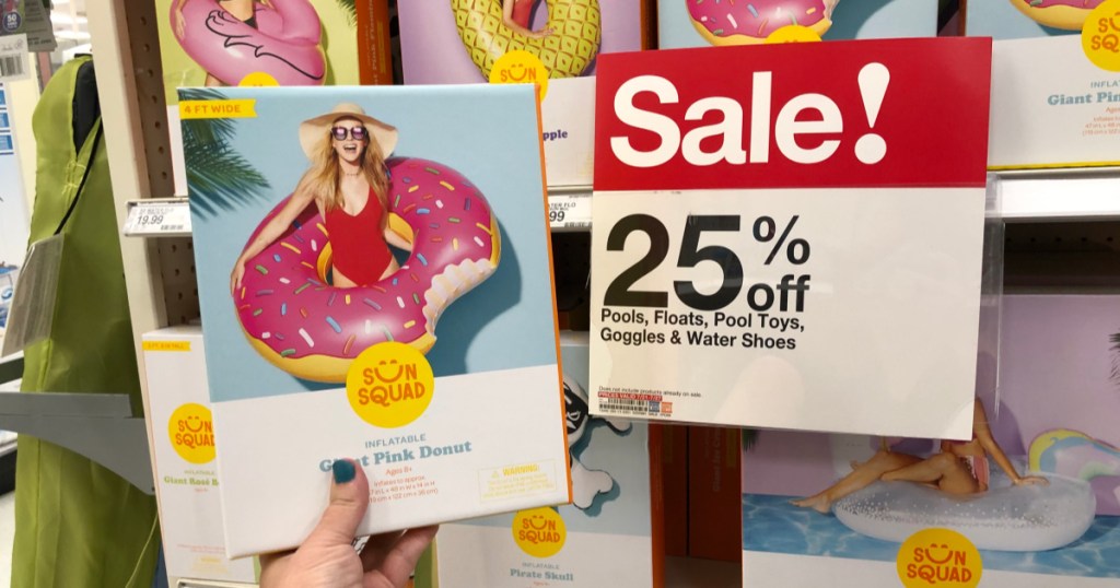 pink donut float at target