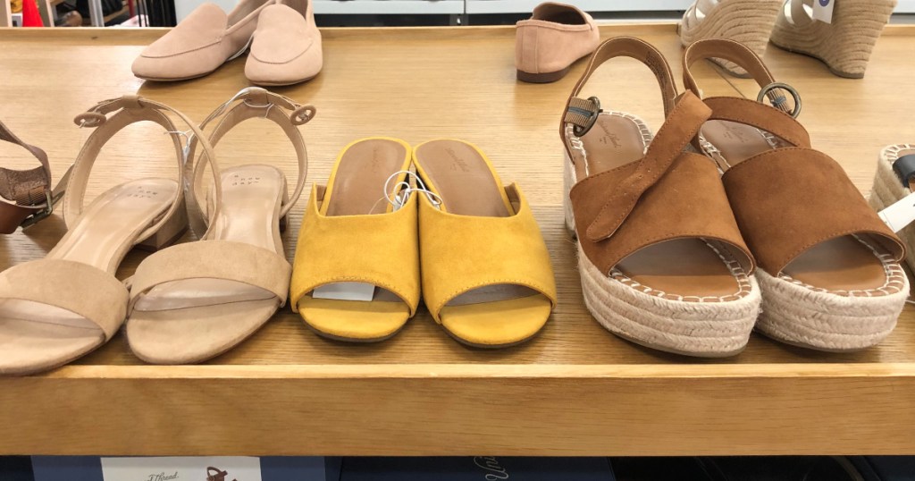 Target Women's Shoes sitting on shelf