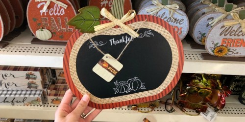 Seasonal Home Decor Signs at Dollar Tree Just $1