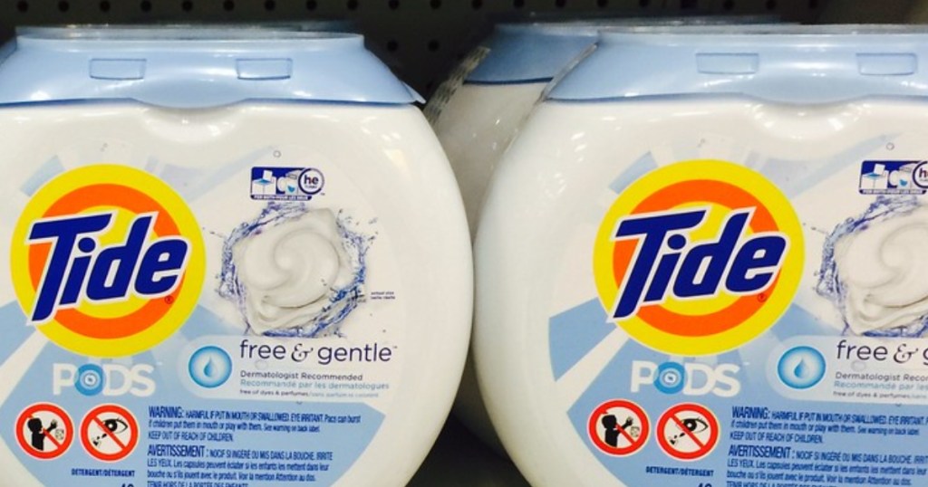 tide pods free & gentle