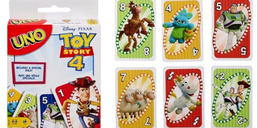 UNO Toy Story 4 Card Game Only $3.99