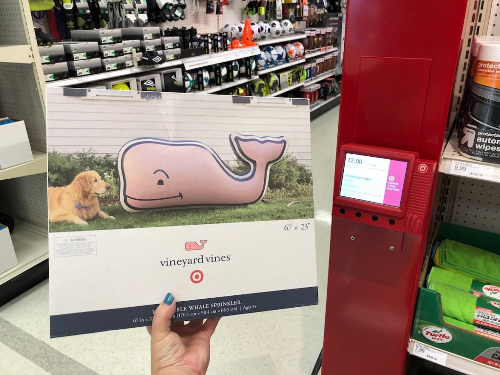 Vineyard Vines whale sprinkler at Target