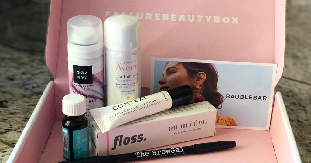 products in june allure beauty box