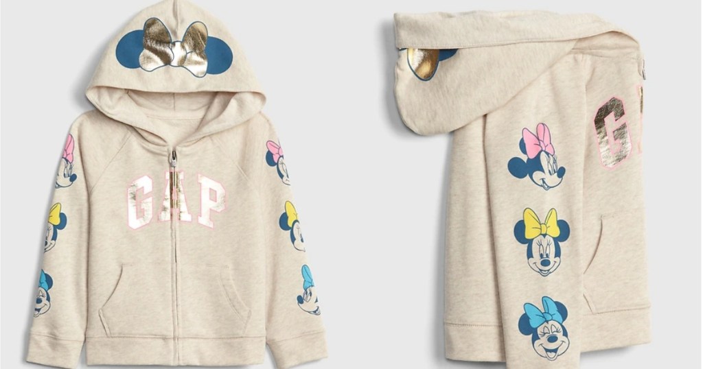 babyGap Disney Minnie Mouse Gap Logo Hoodie Sweatshirt