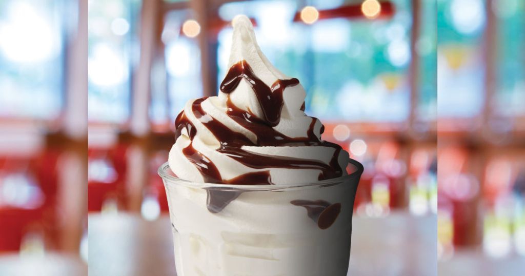 burger king Hershey’s chocolate fudge sundae