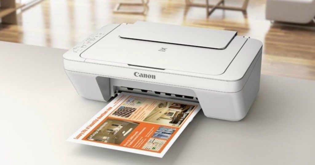 Canon Pixma MG2522 All-In-One Color Printer printing paper