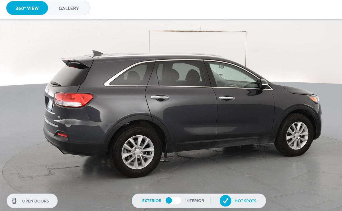 carvana kia sorento 360