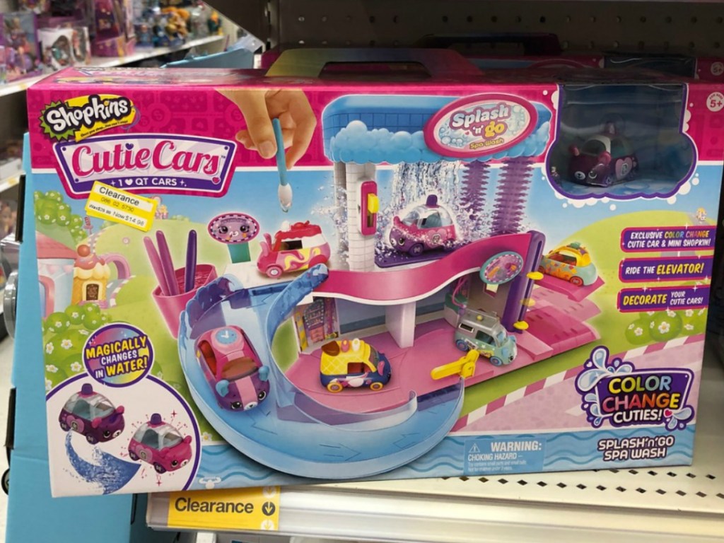 shelf with toy at store