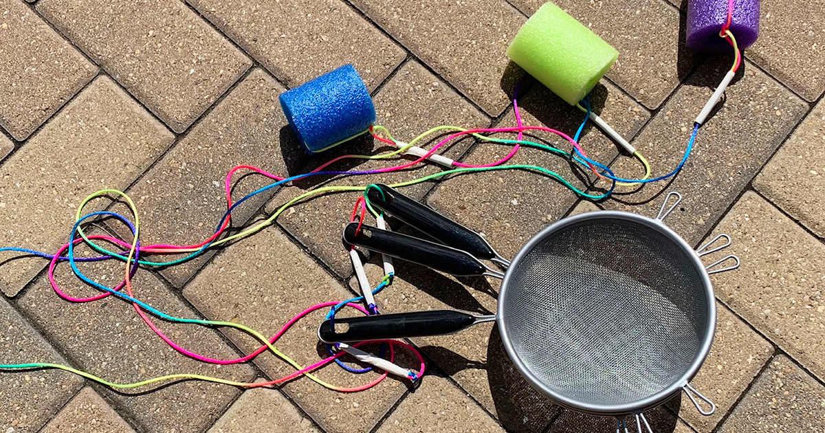 hand colanders for sand sifting