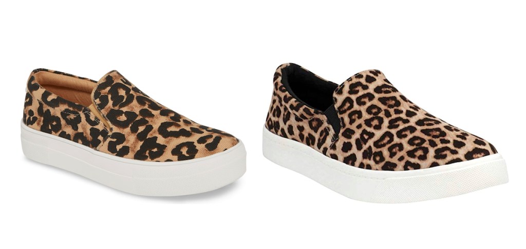 leopard slip on sneakers nordstrom knockoff