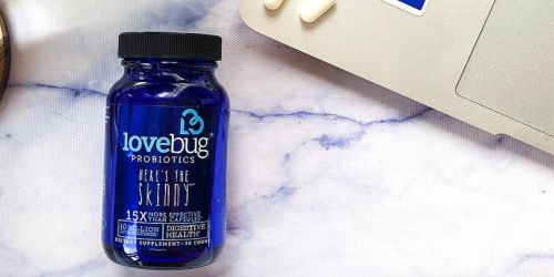 80% Off LoveBug Here’s the Skinny Probiotics | Early Amazon Prime Day Deal