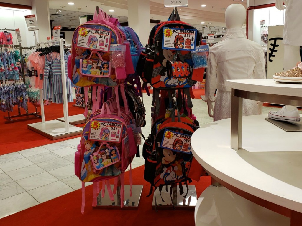 disney backpacks at macys store