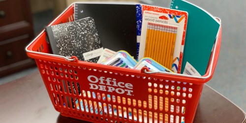 Office Depot School Supply Deals Starting 7/21 (10¢ Notebooks, 50¢ Index Cards & More)