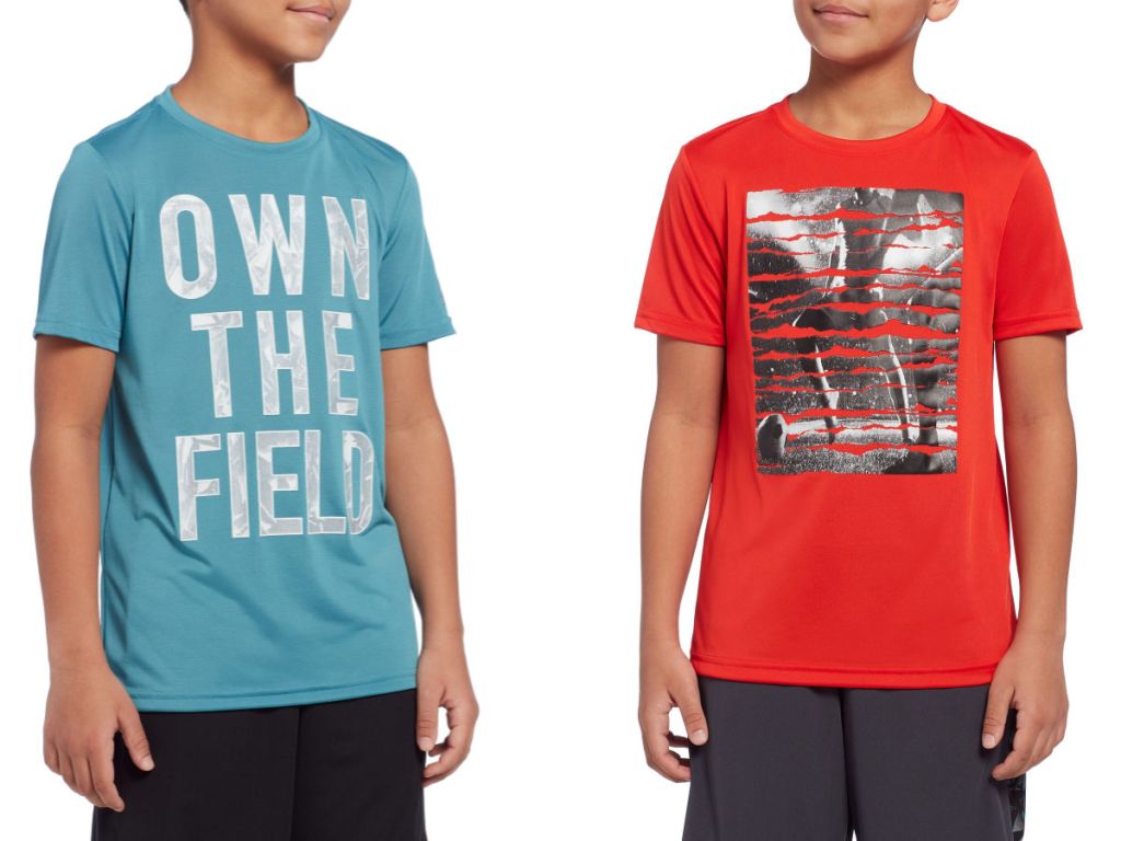reebok boys graphic tee own the field