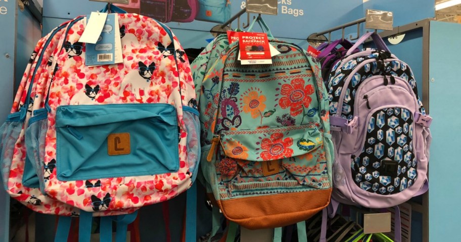 staples backpacks in store